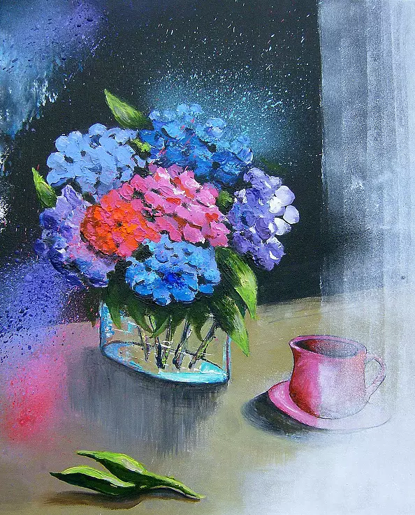 Guido Schraner - Hortensien myth Tasse