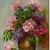 Grażyna Potocka - Peinture à l'huile d'hortensias 40-50cm