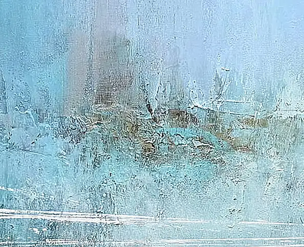 Iwona BORKOWSKA, Zamyślenie w ciszy, Impasto, Obraz akrylowy - płótno, 100 x 80