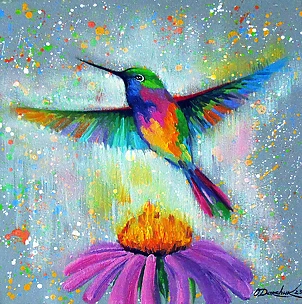 Olha Darchuk - Hummingbird in flight