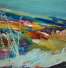 Lidia Sieczkowska, Umoristico, Quadro a olio - , 60 x 40