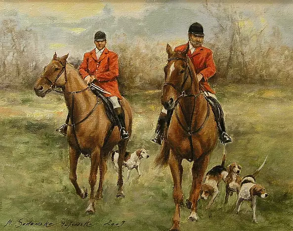 Małgorzata Sadowska Majewska - Hunting with dogs III