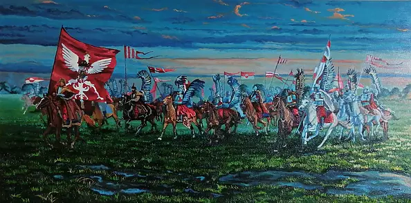 Katarzyna Suchoń - Hussars at dawn