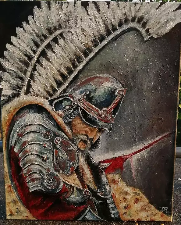 Dominika Ruszczyk - Husarz portret. 