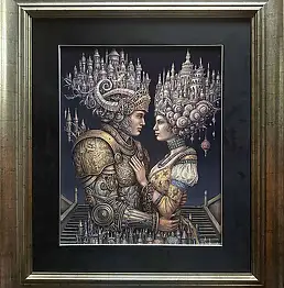 Tomasz Sętowski, Hypnos i Pasithea, Obraz olejny - płótno, 40 x 50