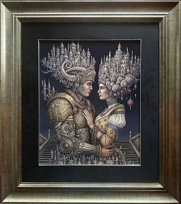 Tomasz Sętowski, Hypnos i Pasithea, Obraz olejny - płótno, 40 x 50