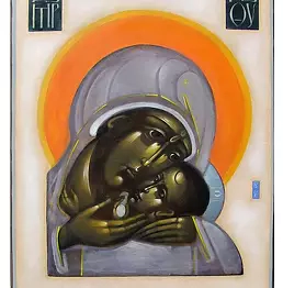 Greta Maria Leśko - ICON OF OUR LADY in the type Eleusa