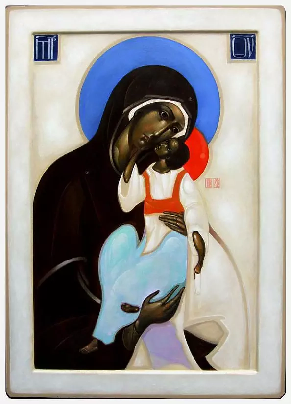 Greta Maria Leśko - ICON Lady in the type Eleusa