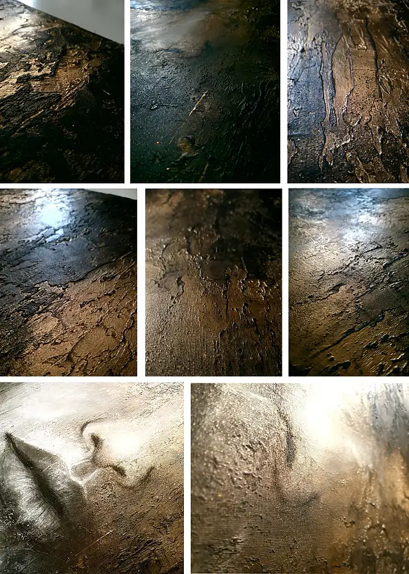 Dorie Ann, ILLUSIONE 01, Altri, Quadro ad acrilico, Tecniche miste, Carbone - tela, 90 x 120