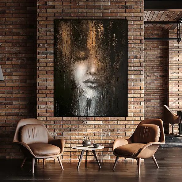 Dorie Ann, ILLUSIONE 01, Altri, Quadro ad acrilico, Tecniche miste, Carbone - tela, 90 x 120