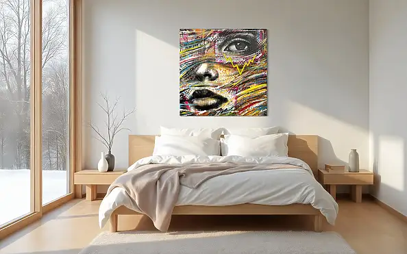 Szymon Hołubowski, INSIDE 9, Obraz akrylowy - płótno, 120 x 120