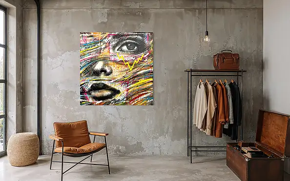 Szymon Hołubowski, INSIDE 9, Obraz akrylowy - płótno, 120 x 120