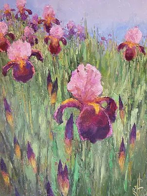 Józef Łącki - Irises