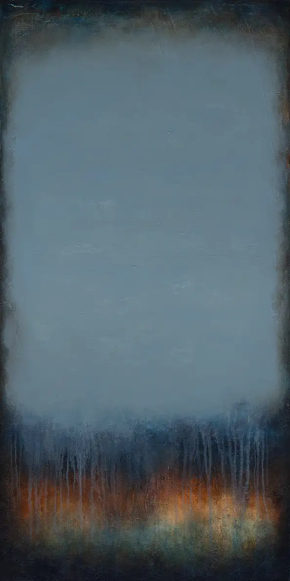 Łukasz Olek, I Felt Better, Obraz akrylowy - płótno, 100 x 50