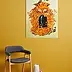 Adriana Laube, "And the Universe is in the Cat", Acrylic painting - canvas, 50 x 70