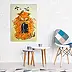 Adriana Laube, "And the Universe is in the Cat", Acrylic painting - canvas, 50 x 70