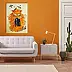 Adriana Laube, "And the Universe is in the Cat", Acrylic painting - canvas, 50 x 70