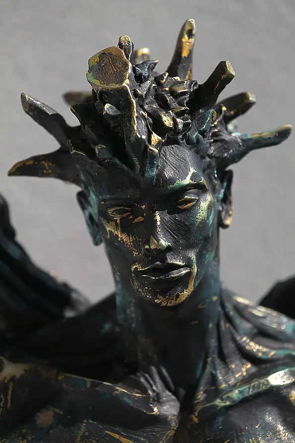 Krzysztof Plonka, Icarus rzeźba  Brąz , Inne - inne, 50 x 60