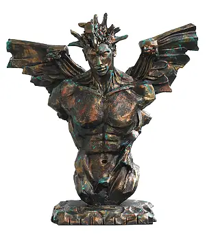 Krzysztof Plonka, Icarus rzeźba , Inne - inne, 58 x 60