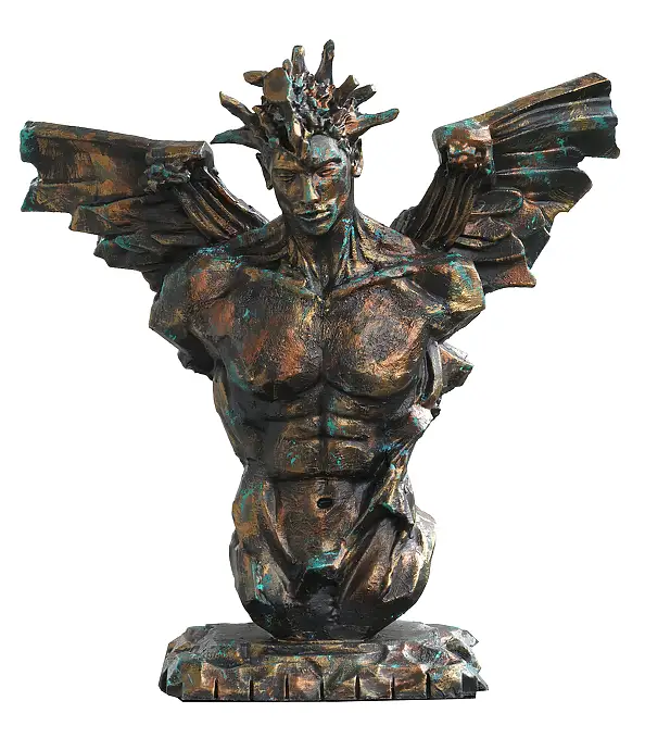 Krzysztof Plonka, Icarus rzeźba , Inne - inne, 58 x 60