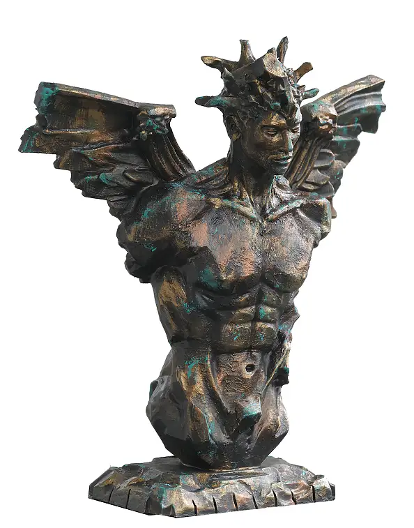 Krzysztof Plonka, Icarus rzeźba , Inne - inne, 58 x 60