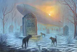Krzysztof Polaczenko, Idee di libertà, Dipinto acrilico - pannello, 90 x 60