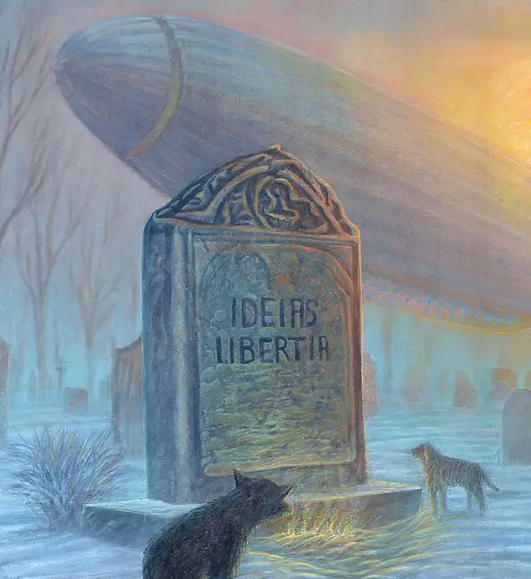 Krzysztof Polaczenko, Idee di libertà, Dipinto acrilico - pannello, 90 x 60