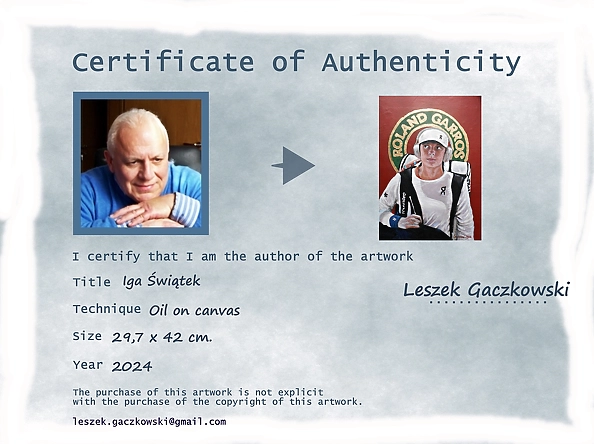 Leszek Gaczkowski - Iga Swiatek