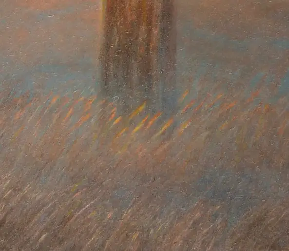 Krzysztof Polaczenko, Ignis Aeternus, Dipinto acrilico - pannello, 60 x 90