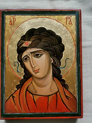 Olga Wielogórska, Icona dell'Arcangelo Gabriele, Altri, Tempera - tavola, 23 x 30