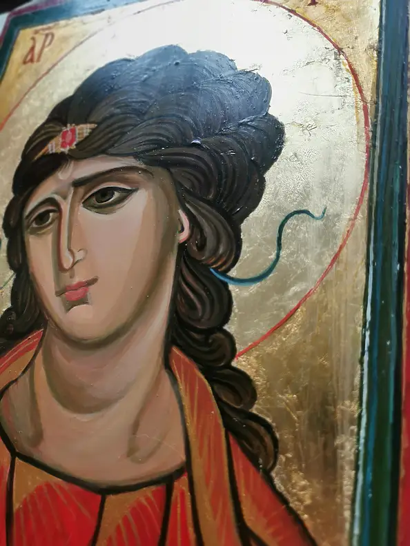 Olga Wielogórska, Icona dell'Arcangelo Gabriele, Altri, Tempera - tavola, 23 x 30