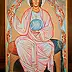 Zbigniew Suwała, Icon of God the Father, Acrylic painting - canvas, 82 x 152