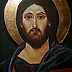 Anna Kloza Rozwadowska - Icon Christ Pantocrator souvenir Holy Communion