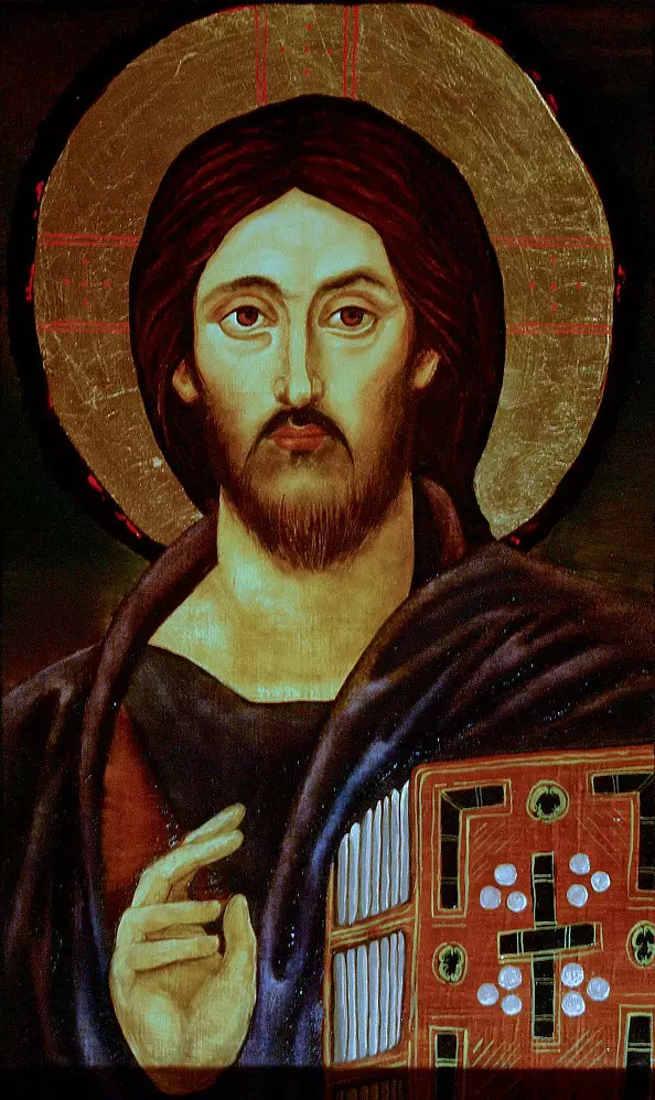 Anna Kloza Rozwadowska - Icon Christ Pantocrator