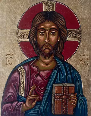 Anna Kloza Rozwadowska - Icon Christ Pantocrator