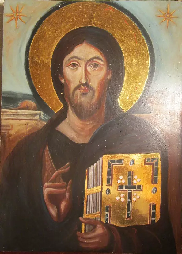 Michalina Drewniak Mosurek - Icon Christ Pantocrator