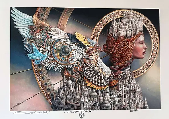 Tomasz Sętowski - Icon of Time, inkography