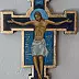 Anna Kloza Rozwadowska - Icon Savior Jesus Christ crucified - a cross Franciscan