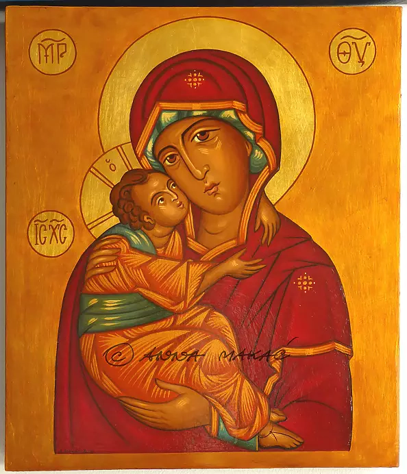 Anna Makać - Ikona Matka Boska Eleusa