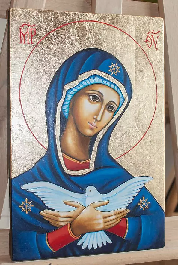 Anna Kloza Rozwadowska - Icon of Our Lady of PNEUMATOFORA