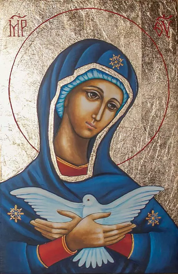 Anna Kloza Rozwadowska - Icon of Our Lady of PNEUMATOFORA