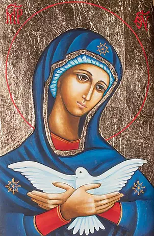 Anna Kloza Rozwadowska - Icon of Our Lady of PNEUMATOFORA