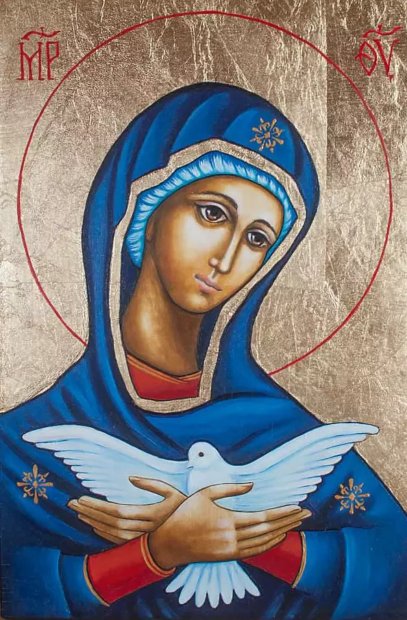 Anna Kloza Rozwadowska - Icon of Our Lady of PNEUMATOFORA