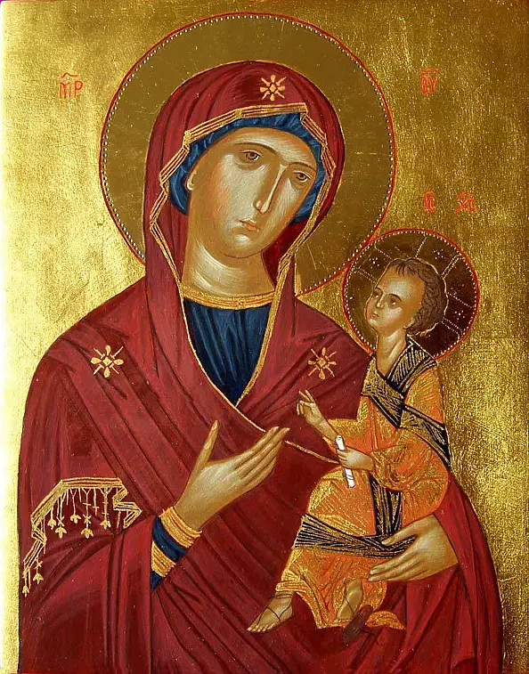 Anna Filip - Icon of Our Lady Hodegetria