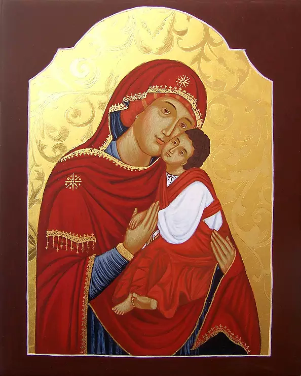 Anna Filip - Icon of Our Lady of Beautiful Love