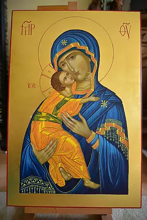 Marzena Staszewska - Ikone der Gottesmutter von Wladimir
