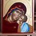 Marzena Staszewska - Icône de la Mère de Dieu avec l'enfant type Umilenije