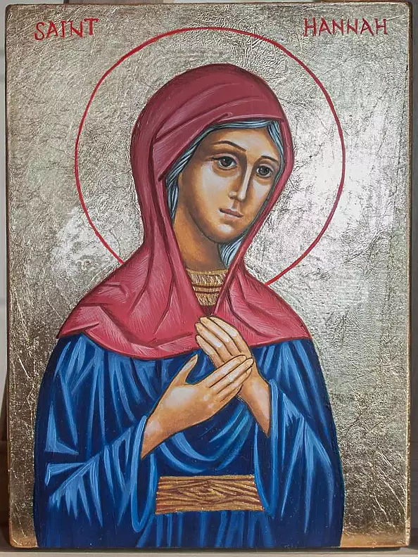 Anna Kloza Rozwadowska - Icon Saint Hannah