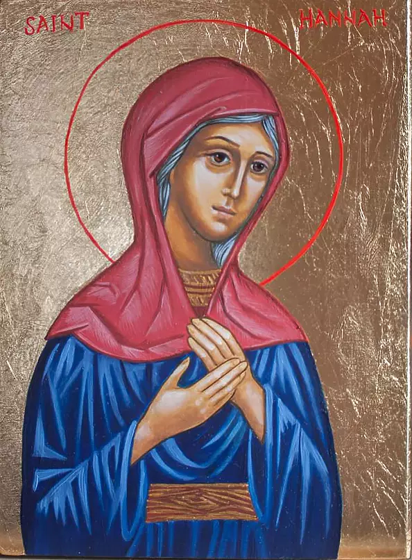 Anna Kloza Rozwadowska - Icon Saint Hannah