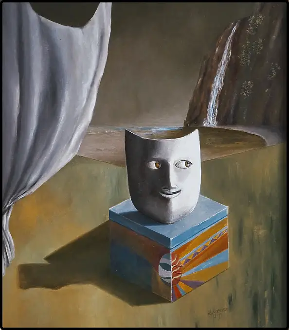 Giovanni Greco, Le mistificateur, Peinture à l'huile - toile, 60 x 70